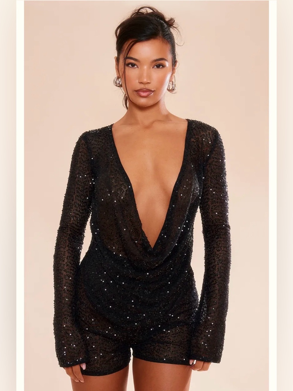 PLT SEQUIN ROMPER